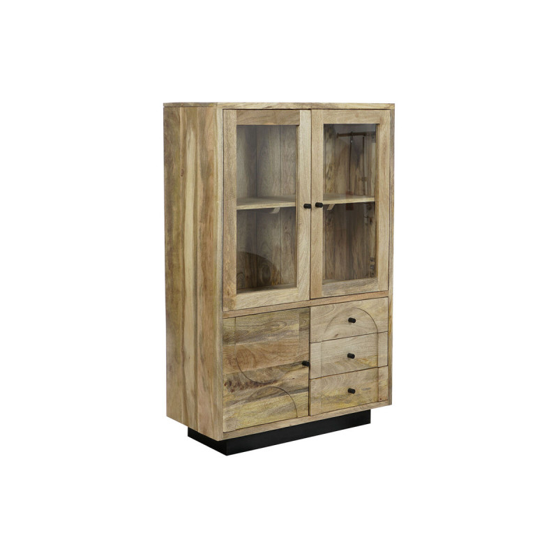 Vitrina DKD Home Decor Cristal Madera de mango 90 x 40 x 190 cm Vitrina DKD Home Decor Cristal Madera de mango 90 x 40 x 190 cm