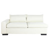 Sofá Chaise Longue DKD Home Decor Beige Crema Madera Moderno 386 x 21