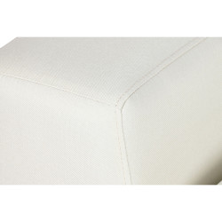 Sofá Chaise Longue DKD Home Decor Beige Crema Madera Moderno 386 x 21