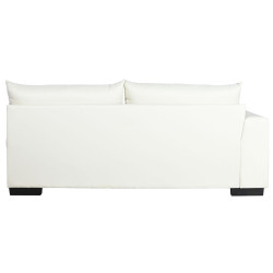 Sofá Chaise Longue DKD Home Decor Beige Crema Madera Moderno 386 x 21