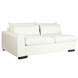 Sofá Chaise Longue DKD Home Decor Beige Crema Madera Moderno 386 x 21