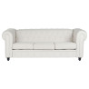 Sofá DKD Home Decor Blanco Marrón Crema Madera 209 x 84 x 76 cm