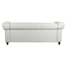 Sofá DKD Home Decor Blanco Marrón Crema Madera 209 x 84 x 76 cm