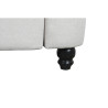 Sofá DKD Home Decor Blanco Marrón Crema Madera 209 x 84 x 76 cm