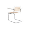 Silla de suelo DKD Home Decor Blanco Plateado Natural 65,5 x 62 x 79 c