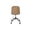 Silla de Oficina DKD Home Decor Marrón claro Polipropileno 47,5 x 57,
