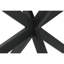 Mesa de Comedor DKD Home Decor Negro Natural Metal Madera de mango 200