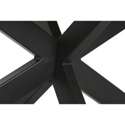 Mesa de Centro DKD Home Decor Natural Metal Madera de mango 130 x 70 x