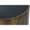 Juego de 2 mesas DKD Home Decor Negro Dorado 51 x 51 x 55 cm