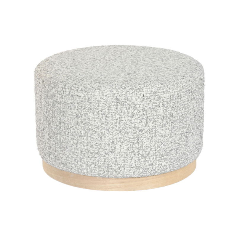 Banqueta DKD Home Decor 48 x 48 x 31 cm Gris claro Banqueta DKD Home Decor 48 x 48 x 31 cm Gris claro