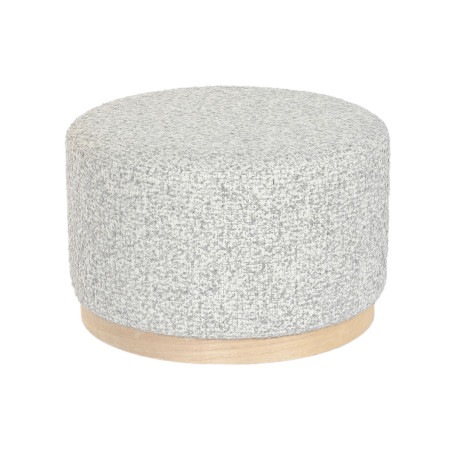 Banqueta DKD Home Decor 48 x 48 x 31 cm Gris claro