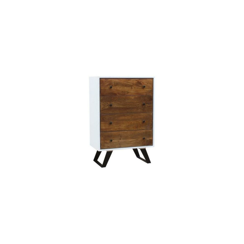Cajonera DKD Home Decor Blanco 70 x 40 x 105 cm Metal Madera de mango Cajonera DKD Home Decor Blanco 70 x 40 x 105 cm Metal Madera de mango