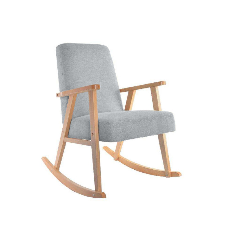 Mecedora DKD Home Decor Azul cielo Natural Madera Haya Madera MDF 81 x Mecedora DKD Home Decor Azul cielo Natural Madera Haya Madera MDF 81 x