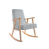 Mecedora DKD Home Decor Azul cielo Natural Madera Haya Madera MDF 81 x