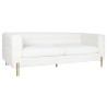 Sofá DKD Home Decor Blanco Metal 205 x 85 x 73 cm