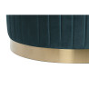 Reposapiés DKD Home Decor Verde Gris Burdeos Dorado Metal Terciopelo