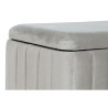 Banqueta DKD Home Decor Gris Burdeos Dorado Abeto 100 x 44 x 47 cm (2