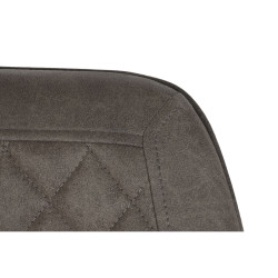 Taburete DKD Home Decor Negro Camel Metal 56 x 49 x 110 cm