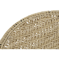 Juego de 3 mesas DKD Home Decor Marrón Negro Natural 62 x 62 x 40 cm
