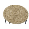 Juego de 3 mesas DKD Home Decor Marrón Negro Natural 62 x 62 x 40 cm