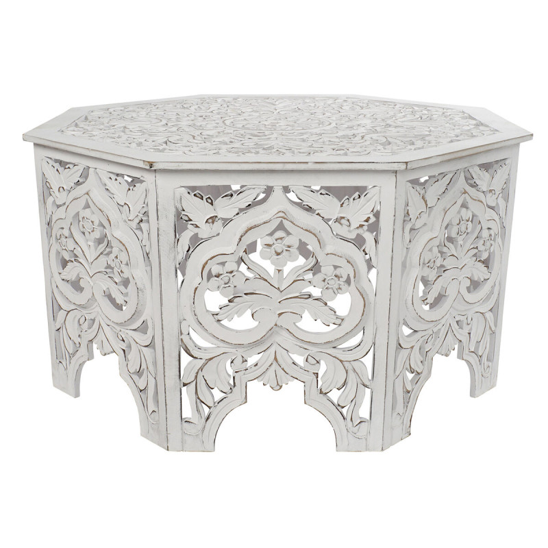 Mesa de Centro DKD Home Decor Madera MDF 84 x 84 x 46 cm Mesa de Centro DKD Home Decor Madera MDF 84 x 84 x 46 cm