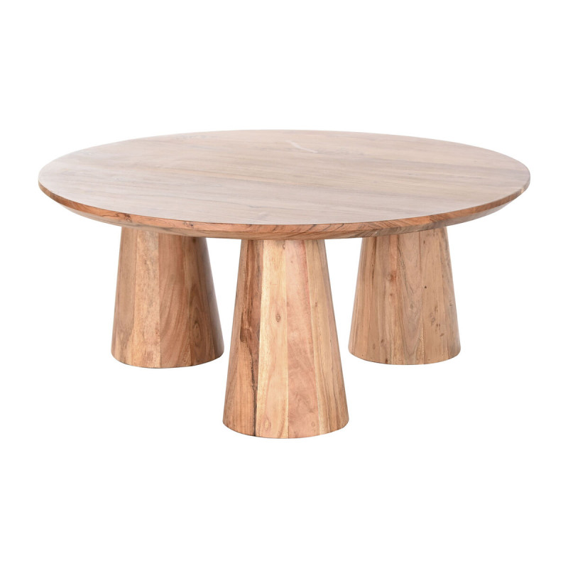 Mesa de Centro DKD Home Decor Acacia 100 x 100 x 43 cm Mesa de Centro DKD Home Decor Acacia 100 x 100 x 43 cm