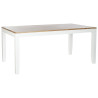 Mesa de Comedor DKD Home Decor Blanco Marrón Madera de acacia Madera