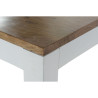 Mesa de Comedor DKD Home Decor Blanco Marrón Madera de acacia Madera