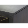 Aparador DKD Home Decor Negro Dorado Marrón oscuro 160 x 40 x 90 cm