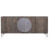Aparador DKD Home Decor Marrón oscuro Gris oscuro 180 x 40 x 80 cm