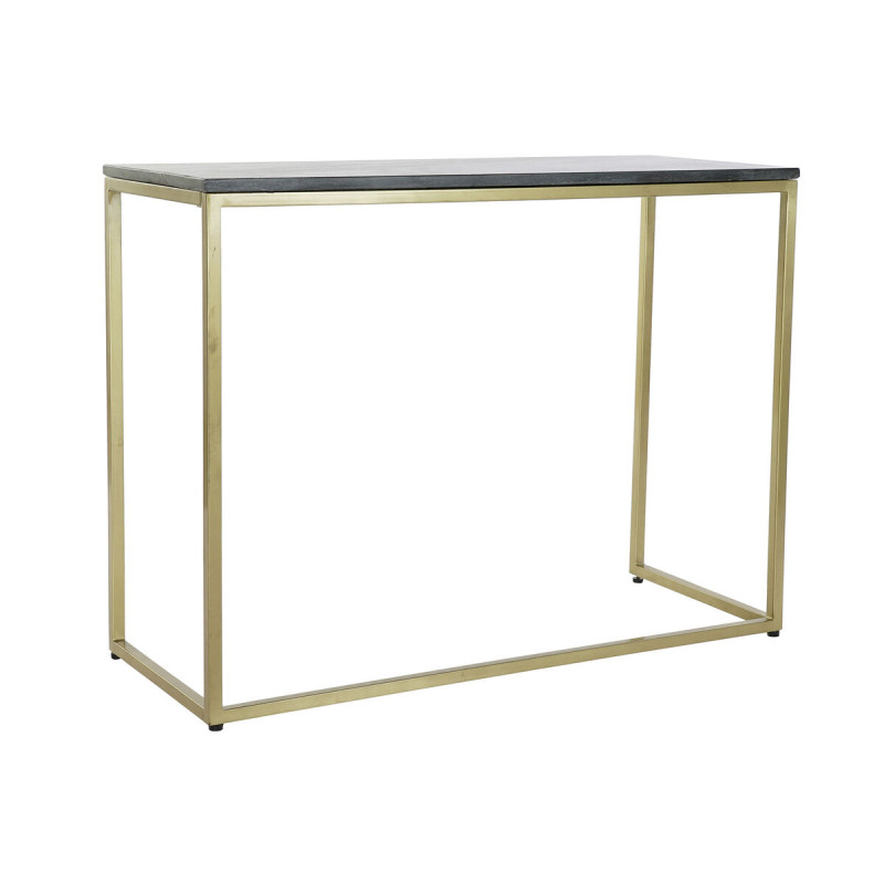 Consola DKD Home Decor 100 x 40 x 77 cm Negro Dorado Mármol Hierro Consola DKD Home Decor 100 x 40 x 77 cm Negro Dorado Mármol Hierro