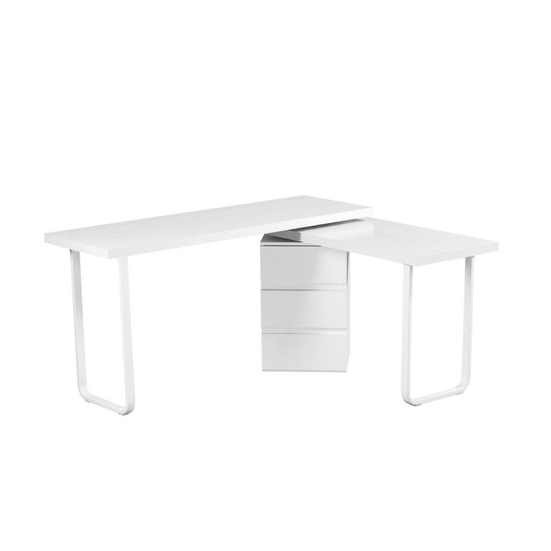 Escritorio DKD Home Decor 150 x 120 x 75 cm Natural Metal Blanco Mader Escritorio DKD Home Decor 150 x 120 x 75 cm Natural Metal Blanco Mader