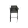 Taburete DKD Home Decor Marrón oscuro Metal 59 x 60 x 107 cm