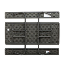 Mesa Plegable Lifetime Madera Marrón Pícnic Acero Plástico 183 x 74