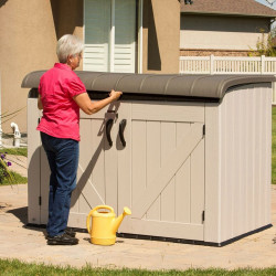 Armario Lifetime 60170 Horizontal Exterior 190 x 131 x 106 cm Acero Pl