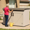 Armario Lifetime 60170 Horizontal Exterior 190 x 131 x 106 cm Acero Pl