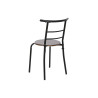 Conjunto de Mesa con 4 Sillas DKD Home Decor Marrón Negro Metal Mader