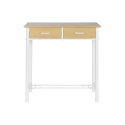 Conjunto de Mesa con 2 Sillas DKD Home Decor Metal Madera MDF 80 x 50