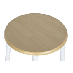 Conjunto de Mesa con 2 Sillas DKD Home Decor Metal Madera MDF 80 x 50