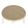 Conjunto de Mesa con 2 Sillas DKD Home Decor Metal Madera MDF 80 x 50
