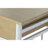 Conjunto de Mesa con 2 Sillas DKD Home Decor Metal Madera MDF 80 x 50