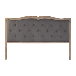 Cabecero de Cama DKD Home Decor Gris oscuro Madera de caucho 160 x 10