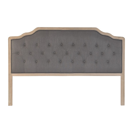 Cabecero de Cama DKD Home Decor Gris oscuro Madera de caucho 160 x 10