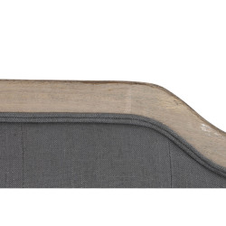 Cabecero de Cama DKD Home Decor Gris oscuro Madera de caucho 160 x 10