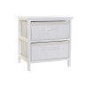 Cajonera DKD Home Decor Blanco Bambú Madera de Paulonia 42 x 32 x 45