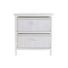 Cajonera DKD Home Decor Blanco Bambú Madera de Paulonia 42 x 32 x 45