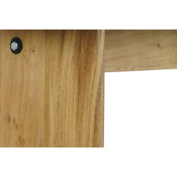 Consola Home ESPRIT Blanco Marrón Mármol Madera de mango 120 x 38 x