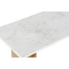 Consola Home ESPRIT Blanco Marrón Mármol Madera de mango 120 x 38 x