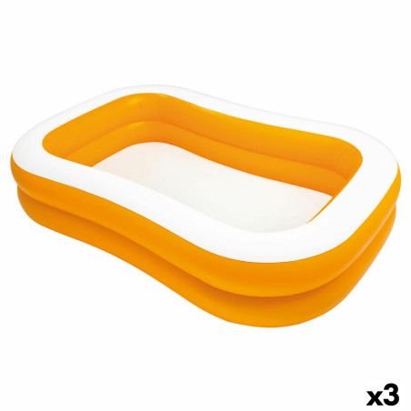 Piscina Hinchable Intex Mandarin Naranja 600 L 229 x 48 x 152 cm (3 Un