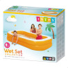 Piscina Hinchable Intex Mandarin Naranja 600 L 229 x 48 x 152 cm (3 Un